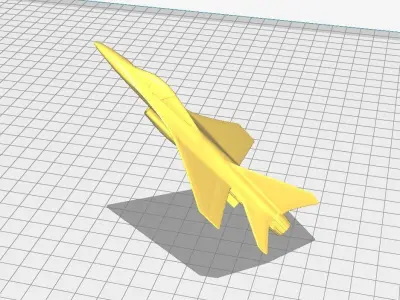F16 aircraft 3D print model