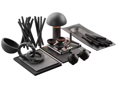024 BLACK decorative pack PART 1 3D model