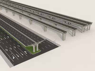 Modular Highway 3D model