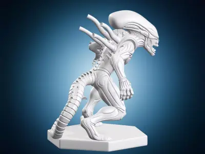 Alien Xenomorph Figure 3D print model
