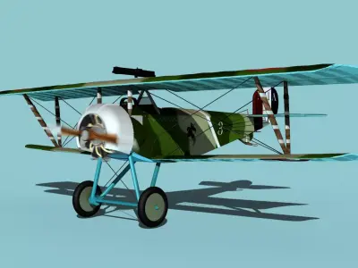 Nieuport 11 VHP V13 3D model