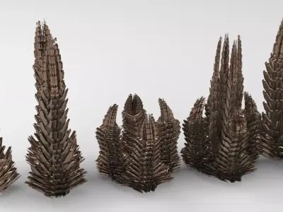 Robot Spine Tower 5 versions 3D model