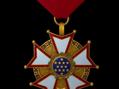 Legion Of Merit medal 3D model