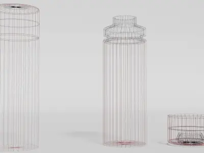 thermos simple Free low-poly 3D model
