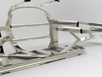 Shield DR3 Titanium Frame Free 3D model