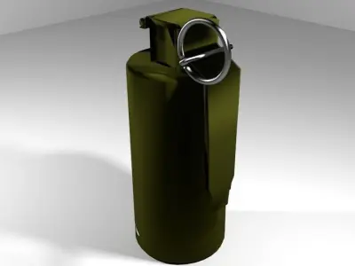 Hand Grenade Smoke Signal 3D model