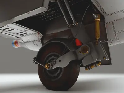 Gloster Meteor F Mk 3 1949 3D model