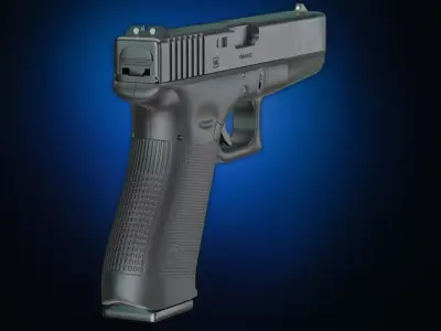 Glock 18 Gen 4 Low-poly 3D model