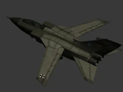 Lowpoly Military Aircrafts Low-poly 3D model