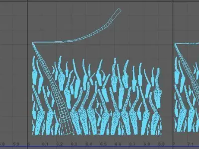 Moth 3D Model with long legs and wings Free 3D model