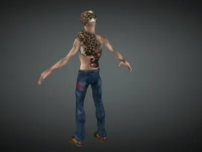 Infected  Low-poly 3D model