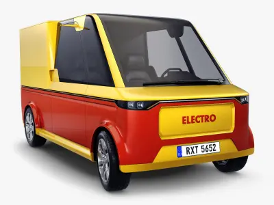 Generic Compact City Cargo Van M 1 3D model