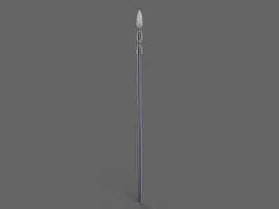 PBR Spear V2a Low-poly 3D model