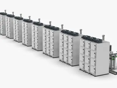 Aging Labeling Test Line Body SMT 3D model