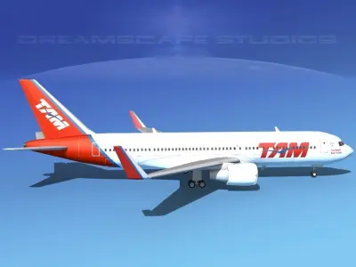 Boeing 767-300 TAM Airlines 3D model