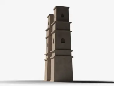 Arab x50 Low-poly 3D model