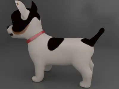 Dog Cartoon 3D model