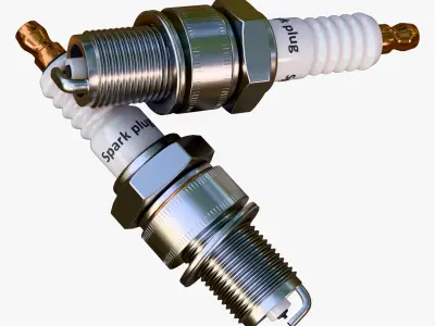 Spark Plug Ignition Auto Part M1 3D model