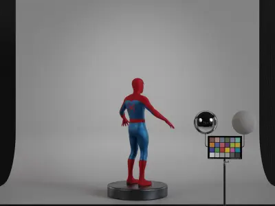 Spider-Man Low-poly 3D model