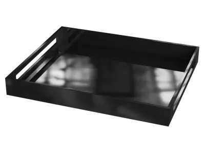  Modern Tray Model, Black 