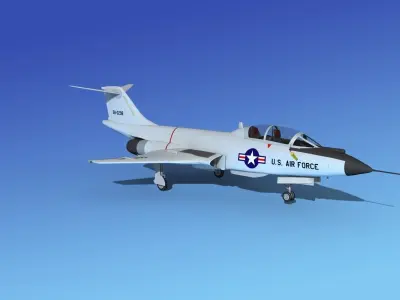 McDonnell F-101B Voodoo V09 3D model