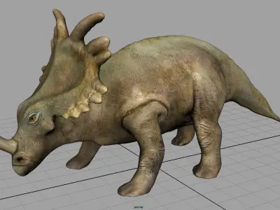 Triceratops dinosaur 3D model