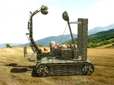 Calapult excavator 3D model