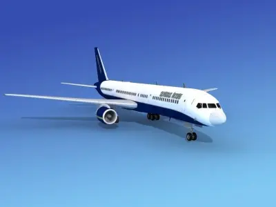 Boeing 757-200 Norman Tours 3D model
