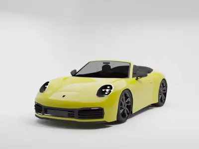 porsche 911 cabrio 3D model