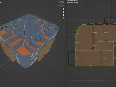 Blender 3d ProjectUp GN Free 3D model
