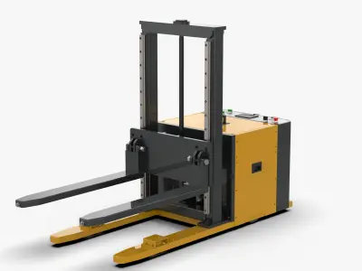 AGV Forklift Stacker 3D model