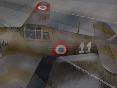 Koolhoven FK-58A 3D model