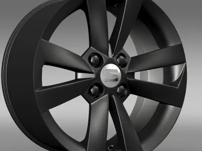 Seat Mii Vibora Negra  rim 3D model