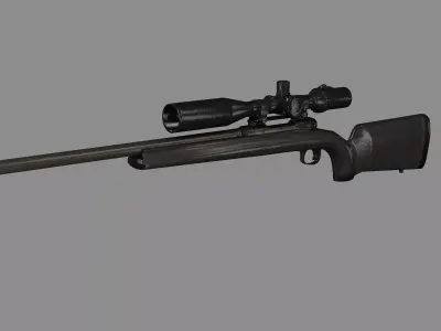 M24 Sniper Rifle Low-poly 3D Model Low-poly 3D model buy