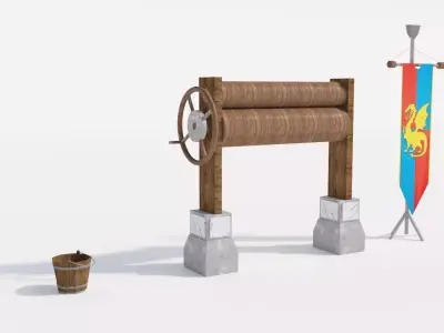 Medieval house 3D model