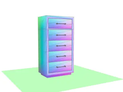 Cabinet S 12-1-MorisonDesign Free low-poly 3D model