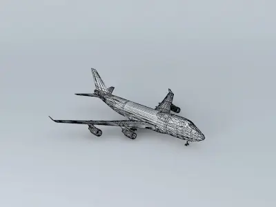 LuftLogik Boeing 747-400f Free 3D model