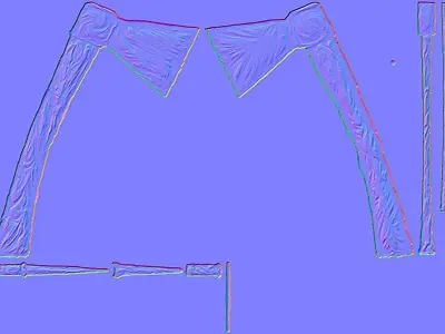 Low poly - Axe Free low-poly 3D model