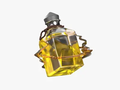Energy Spell 3D Illustration 3D model