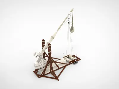trebuchet 3D model