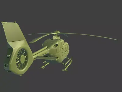 Airbus H135 helicopter ready for 3D printing 3D print model