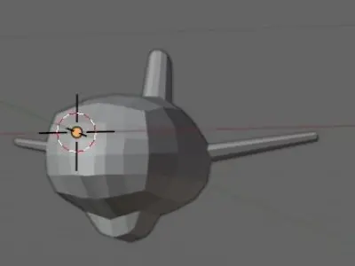 dirigible Low-poly 3D model