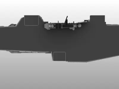 USS FRANKLIN D ROOSEVELT CV42 aircraft carrier print ready 3D print model