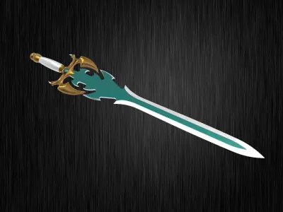 Sword type M 3D model