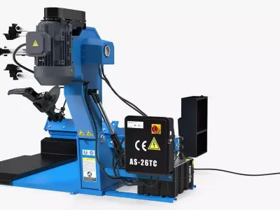 Automotech AS-26TC Truck Tyre Changing Machine 3D model