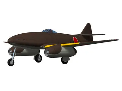 Ki-201 Karyu 3D model