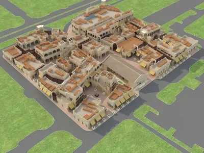 03-Maktoum souk 3D model