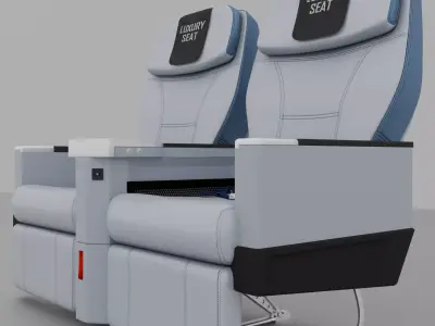 Luxury Seat 3D model