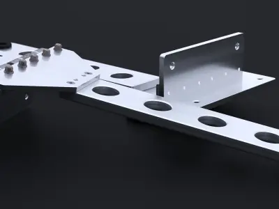 TRANSPORT VEHICLE TOW HITCH 2024 3D model