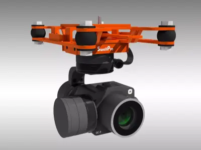 SplashDrone Gimbal Camera 3D model